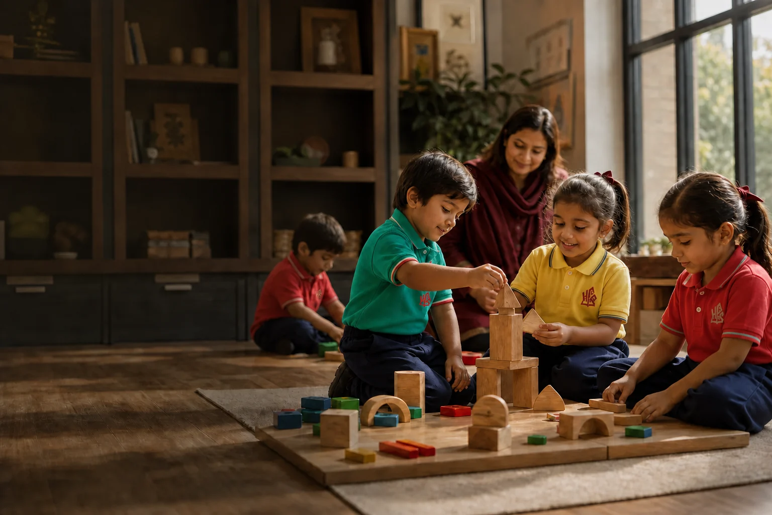 Early Years students learning through purposeful play