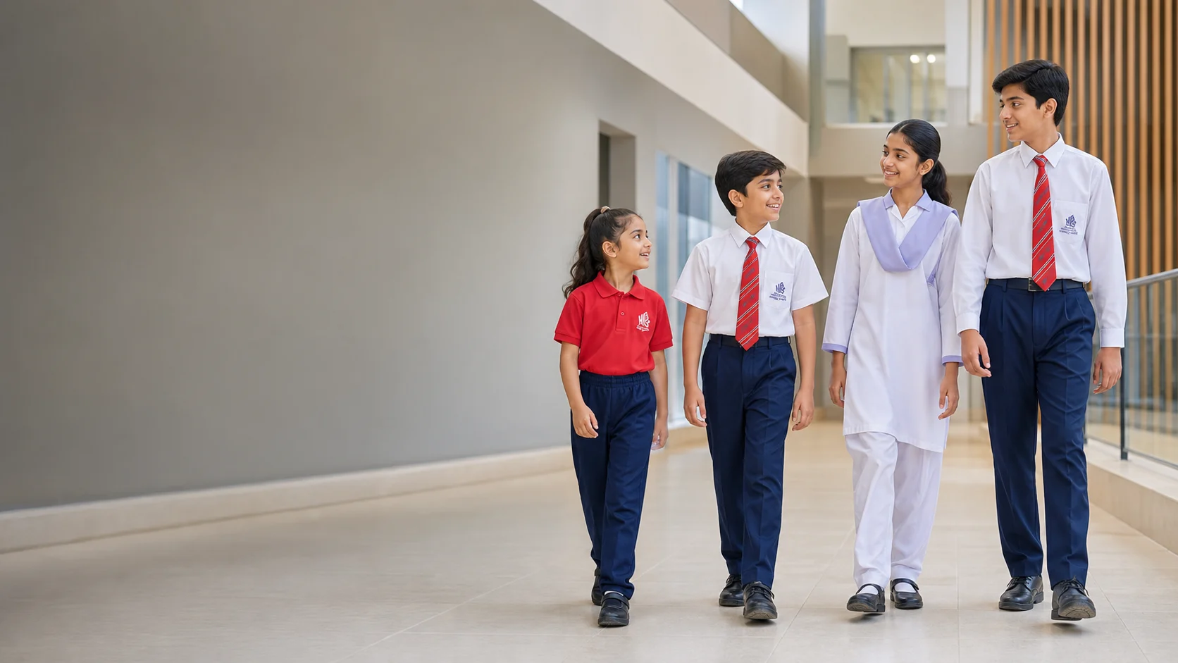 HPGS students in representative Early Years, Primary, Middle Years and senior school uniforms