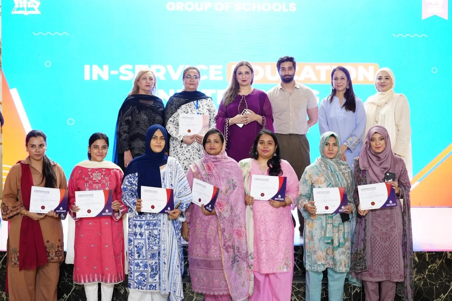 Educators recognised for participation in the INSET journey