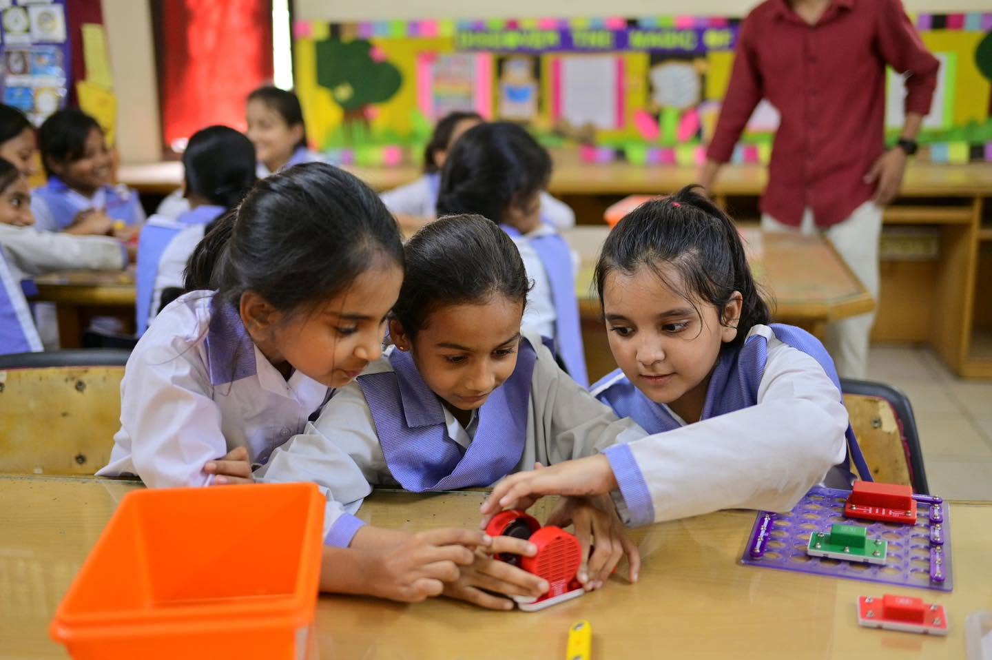 Primary Years students learning through teamwork and discovery